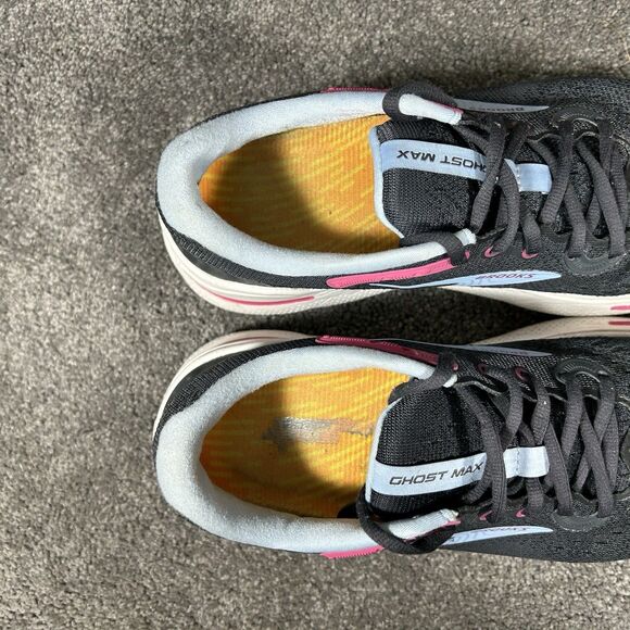 Brooks Ghost Max 1203951B082 Women’s Size 10 Black Athletic Running Shoes Used - Picture 11 of 13